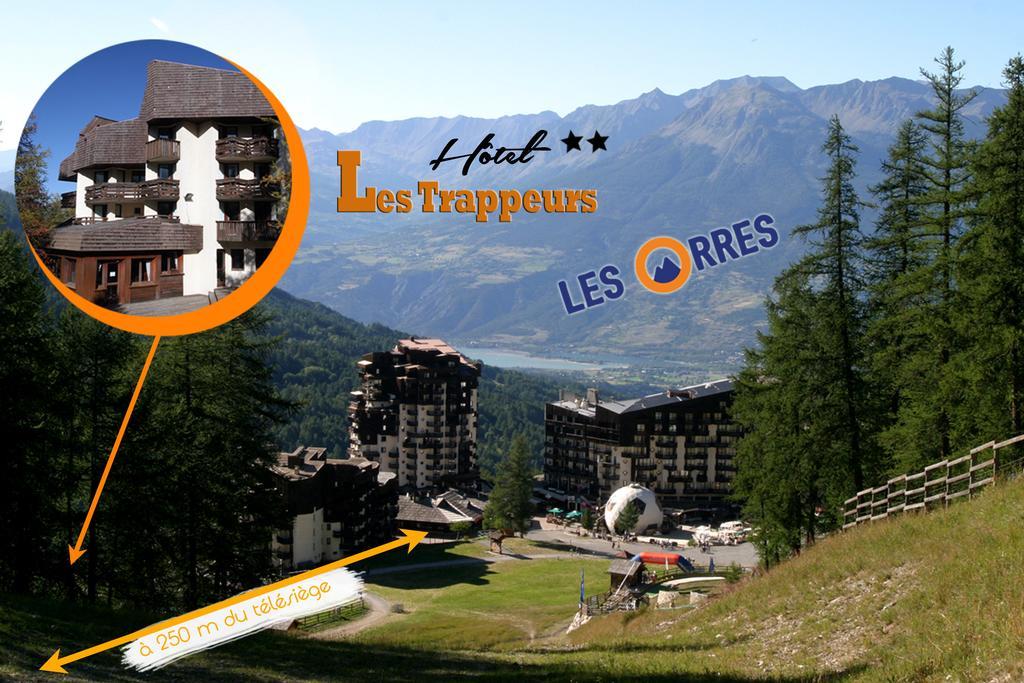 Hotel Les Trappeurs Les Orres Exteriör bild