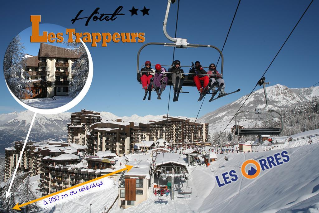 Hotel Les Trappeurs Les Orres Exteriör bild